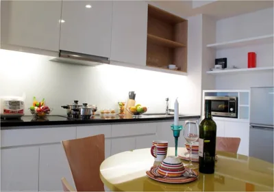Studio Apartment — Bluesky Serviced Apartment Airport Plaza